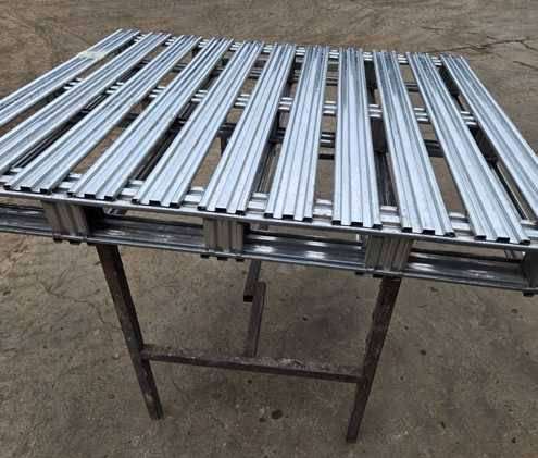 Galvanized steel pallets