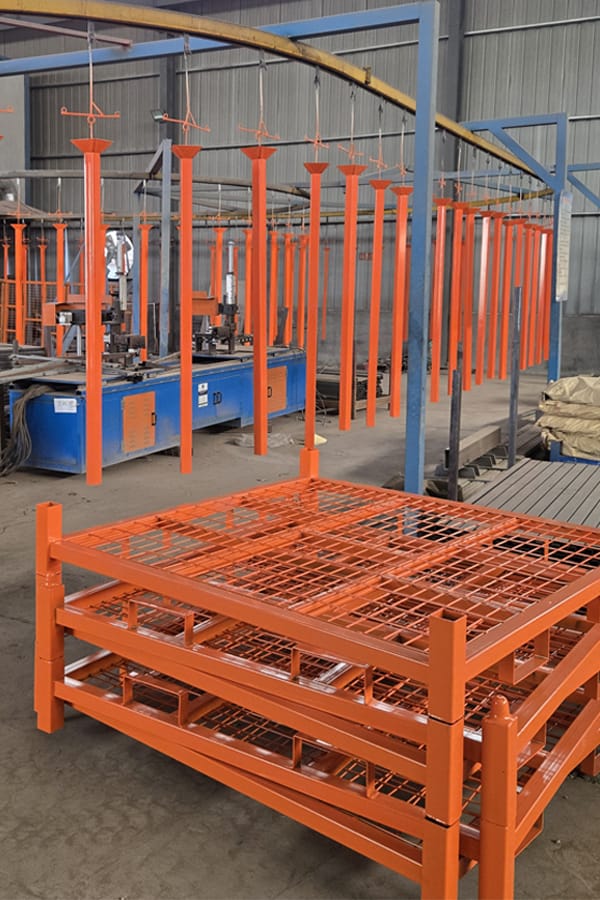 Electrostatic powder coating
