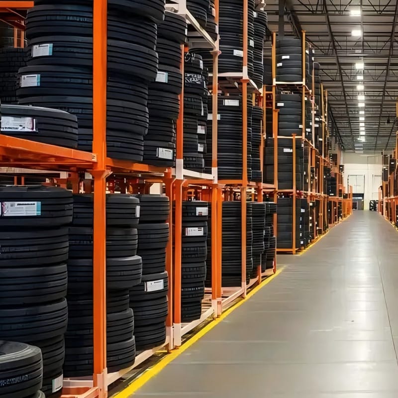 Industrial storage racks use