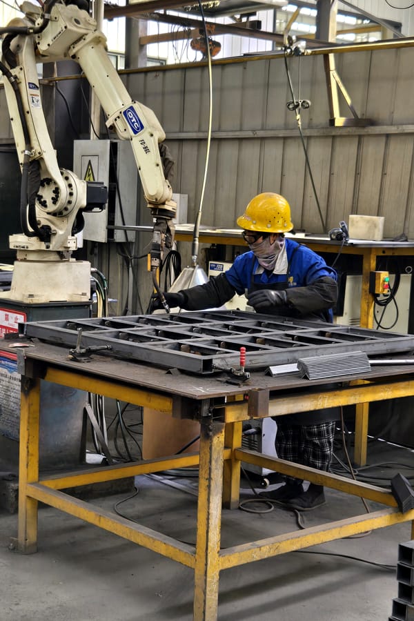 Robotic welding process
