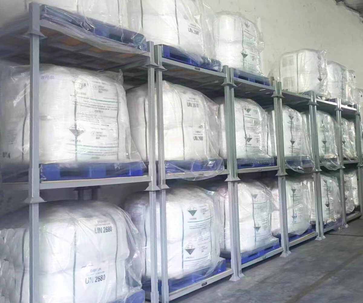 Kühlkettenregallösungen 10 Abnehmbares Einsatzrohrgestell – Pulverbeschichtet2